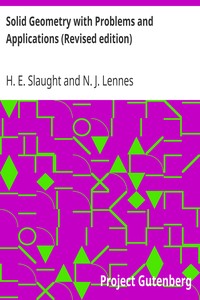 Solid Geometry with Problems and Applications (Revised edition)